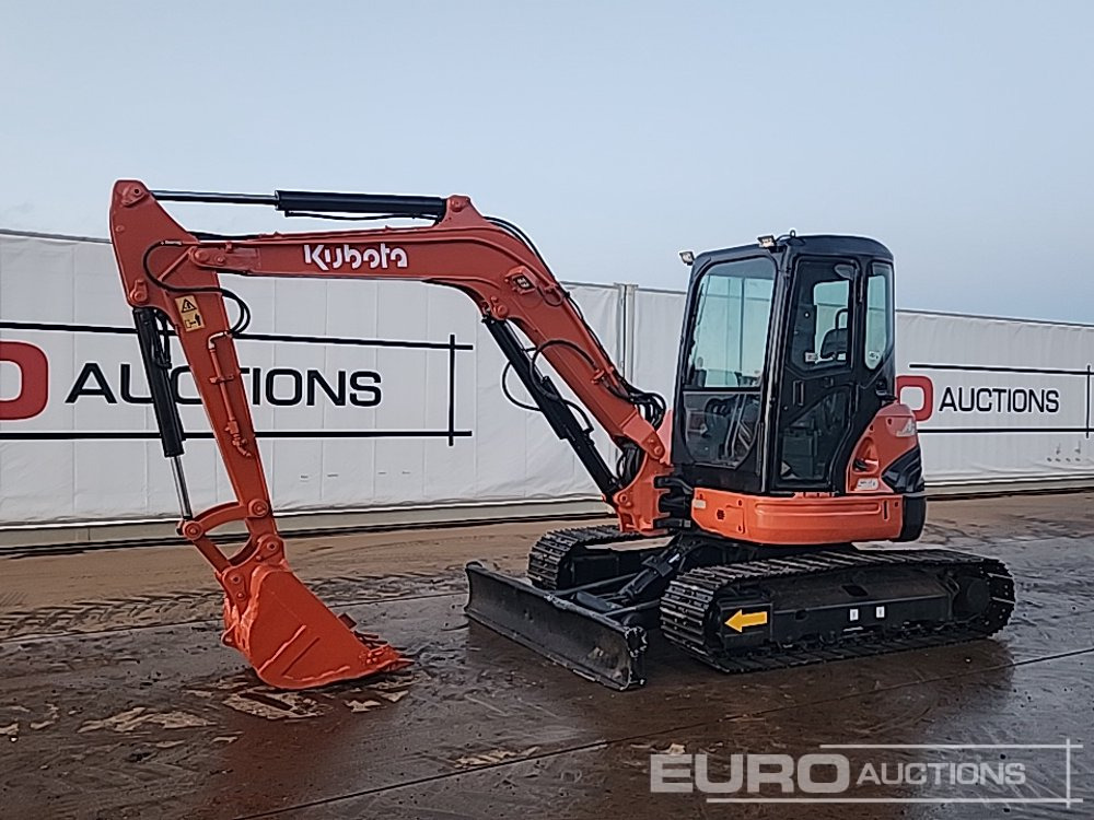 Kubota U55-4 - Мини-экскаватор: фото 1 Kubota U55-4 - Мини-экскаватор: фото 1