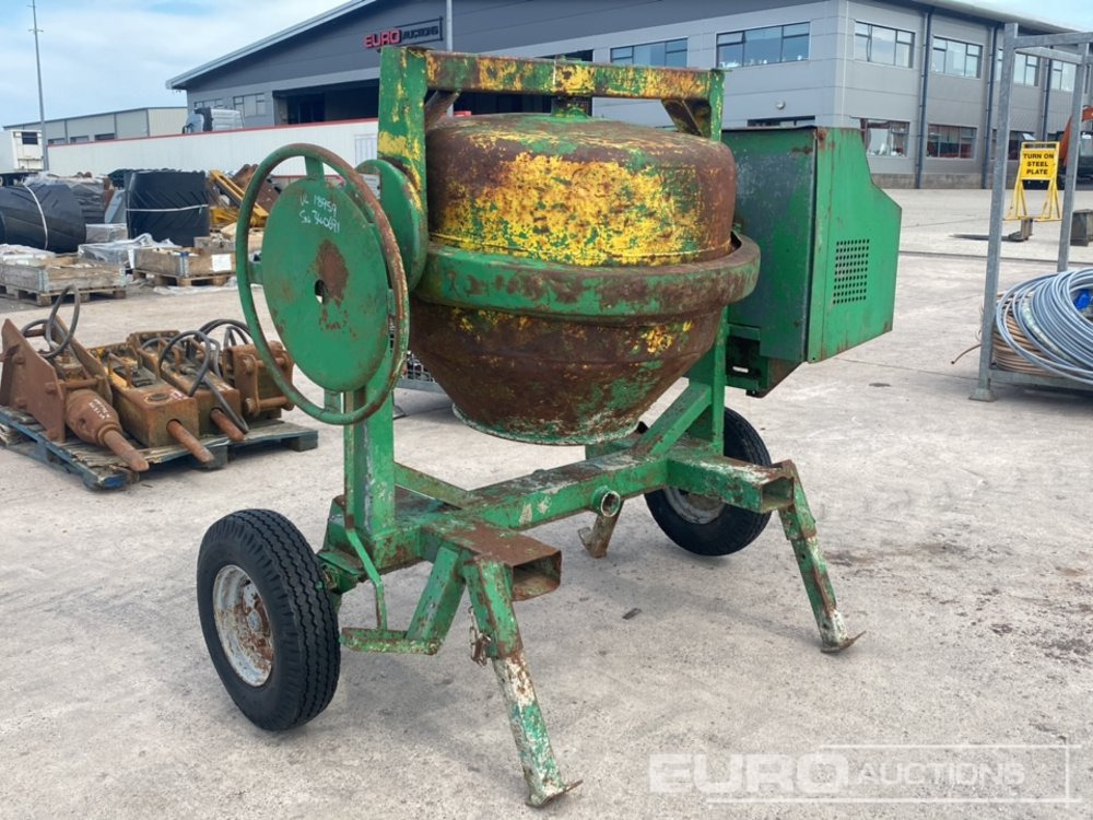 Lerin BL350-430 Single Axle Petrol Cement Mixer - Бетономешалка: фото 1 Lerin BL350-430 Single Axle Petrol Cement Mixer - Бетономешалка: фото 1