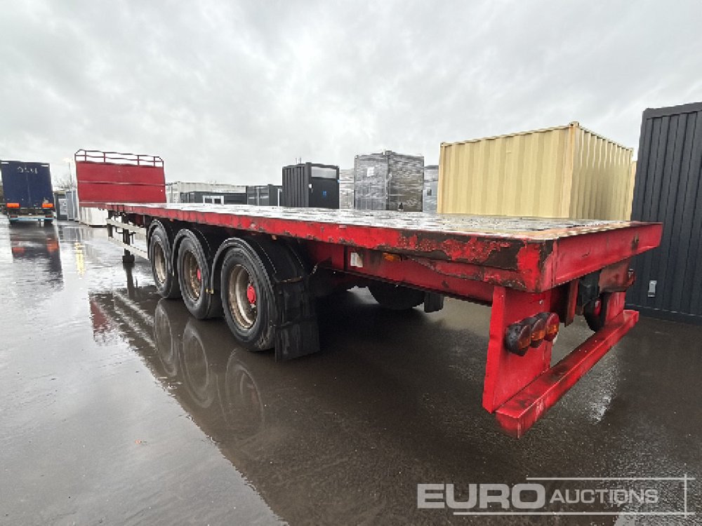 M&G FAC27Y 40' Tri Axle Flat Trailer - Полуприцеп бортовой/ Платформа: фото 3 M&G FAC27Y 40' Tri Axle Flat Trailer - Полуприцеп бортовой/ Платформа: фото 3