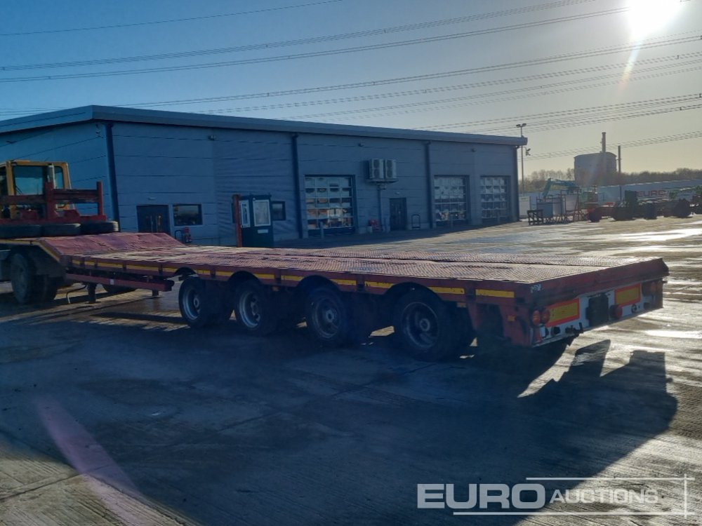 Nooteboom 4 Axle Extendable Low Loader Trailer, Twin Axle Rear Steer, Out Riggers - Грузовик бортовой/ Платформа: фото 3 Nooteboom 4 Axle Extendable Low Loader Trailer, Twin Axle Rear Steer, Out Riggers - Грузовик бортовой/ Платформа: фото 3
