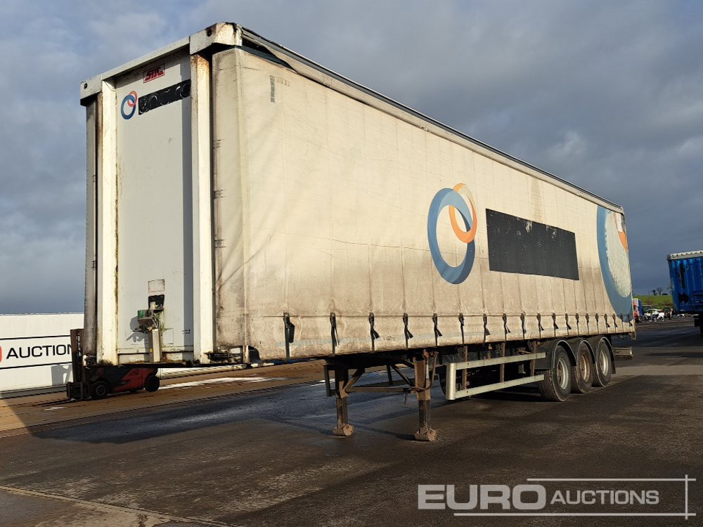 SDC 45' Tri Axle Curtainsider Trailer, BPW Axles - Тентованный полуприцеп: фото 1 SDC 45' Tri Axle Curtainsider Trailer, BPW Axles - Тентованный полуприцеп: фото 1