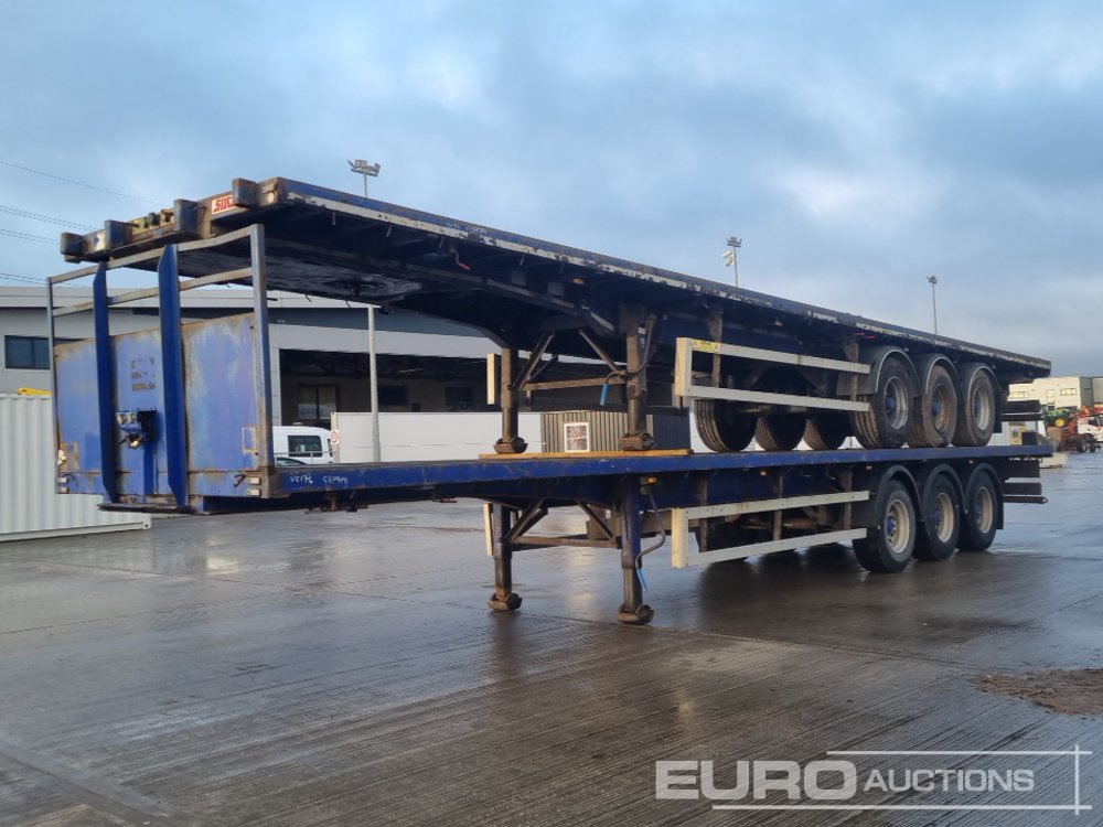 SDC Tri Axle Flat Bed Trailer - Полуприцеп бортовой/ Платформа: фото 1 SDC Tri Axle Flat Bed Trailer - Полуприцеп бортовой/ Платформа: фото 1