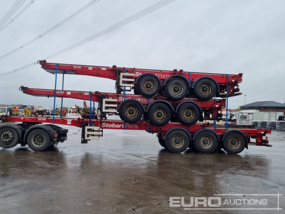 SDC Tri Axle Sliding Skeletal Trailer (3 of) - Полуприцеп бортовой/ Платформа: фото 2 SDC Tri Axle Sliding Skeletal Trailer (3 of) - Полуприцеп бортовой/ Платформа: фото 2