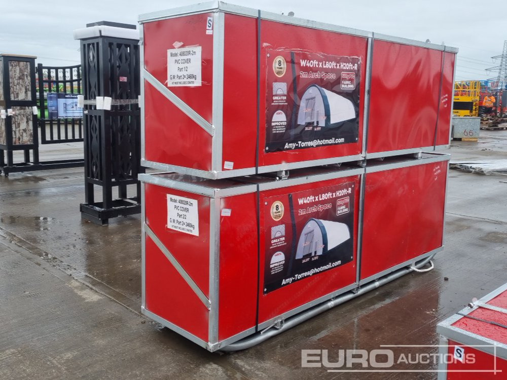 Unused 2025 40x80x20 PVC Dome Storage Shelter (2 Boxes) - Жилой контейнер: фото 5 Unused 2025 40x80x20 PVC Dome Storage Shelter (2 Boxes) - Жилой контейнер: фото 5