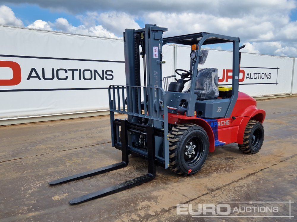 Unused 2025 Apache CPCD35 Diesel Rough Terrain Forklift, 2 Stage Mast, Sideshift - Внедорожный погрузчик: фото 2 Unused 2025 Apache CPCD35 Diesel Rough Terrain Forklift, 2 Stage Mast, Sideshift - Внедорожный погрузчик: фото 2