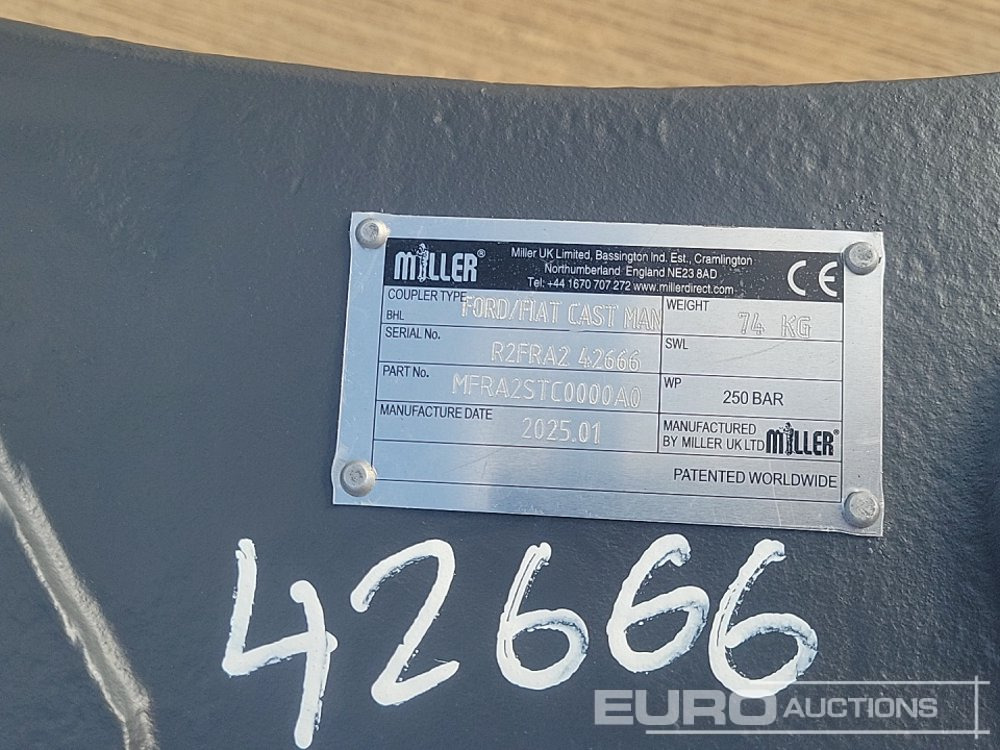 Сцепное устройство Unused 2025 Miller Manual QH 45mm Pin to suit 4-6 Ton Excavator: фото 15