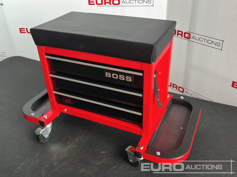 Unused Boss Wheeled Stool Tool Box, 3 Drawers, Magnetic Trays - Оборудование для гаражей/ Мастерских: фото 3 Unused Boss Wheeled Stool Tool Box, 3 Drawers, Magnetic Trays - Оборудование для гаражей/ Мастерских: фото 3
