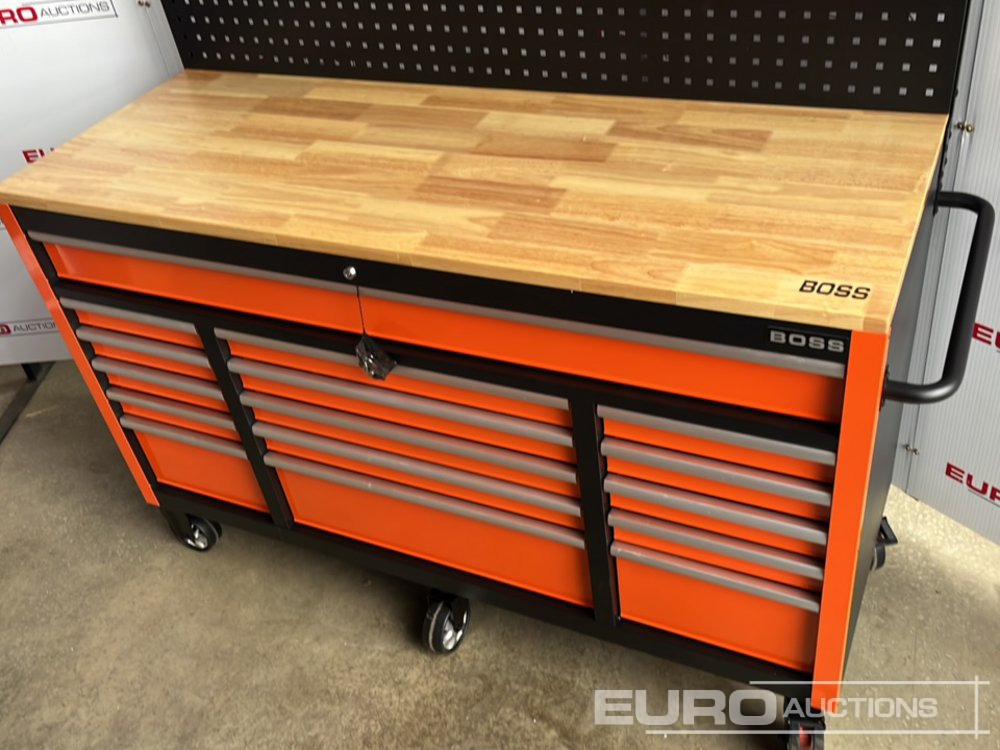 Unused Boss Wheeled Tool Cabinet, 16 Drawers, 492pc Tools - Оборудование для гаражей/ Мастерских: фото 4 Unused Boss Wheeled Tool Cabinet, 16 Drawers, 492pc Tools - Оборудование для гаражей/ Мастерских: фото 4