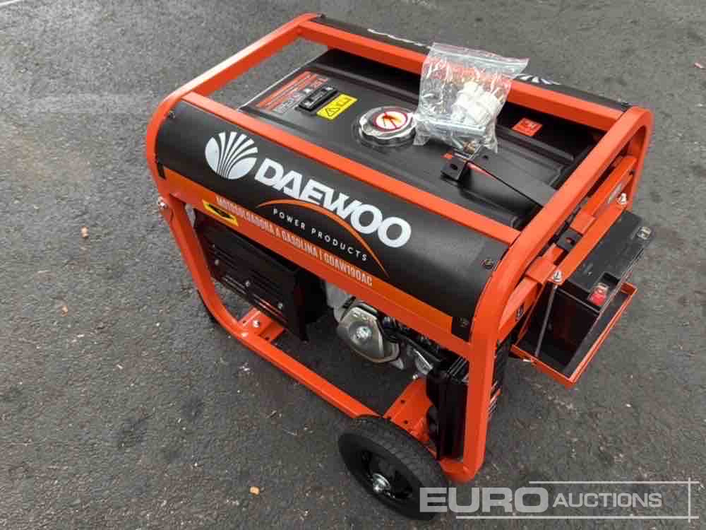 Unused Daewoo GDAW190AC 3.6Kw Petrol Generator - Двигатель: фото 3 Unused Daewoo GDAW190AC 3.6Kw Petrol Generator - Двигатель: фото 3