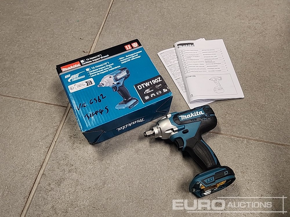 Unused Makita 18V 1/2" Li-Ion LXT Impact Wrench (Body Only) - Строительное оборудование: фото 3 Unused Makita 18V 1/2" Li-Ion LXT Impact Wrench (Body Only) - Строительное оборудование: фото 3