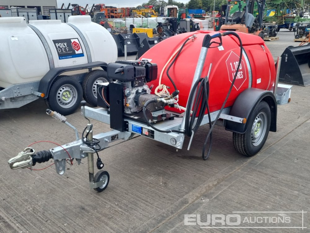 Unused Western Global Single Axle Plastic Water Bowser, Yanmar Pressure Washer - Мойка высокого давления: фото 1 Unused Western Global Single Axle Plastic Water Bowser, Yanmar Pressure Washer - Мойка высокого давления: фото 1