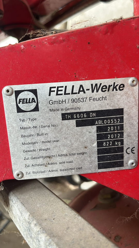 Voltafieno usato Fella TH6606 - Сеноворошилка: фото 2 Voltafieno usato Fella TH6606 - Сеноворошилка: фото 2