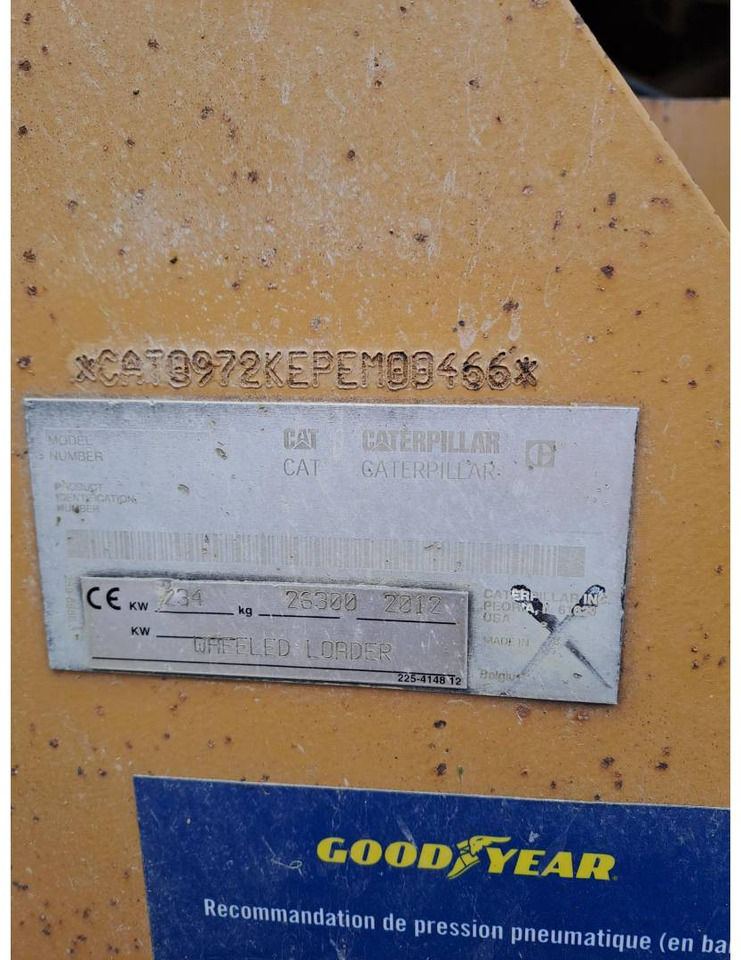 Колёсный погрузчик CAT 972K: фото 6 Колёсный погрузчик CAT 972K: фото 6