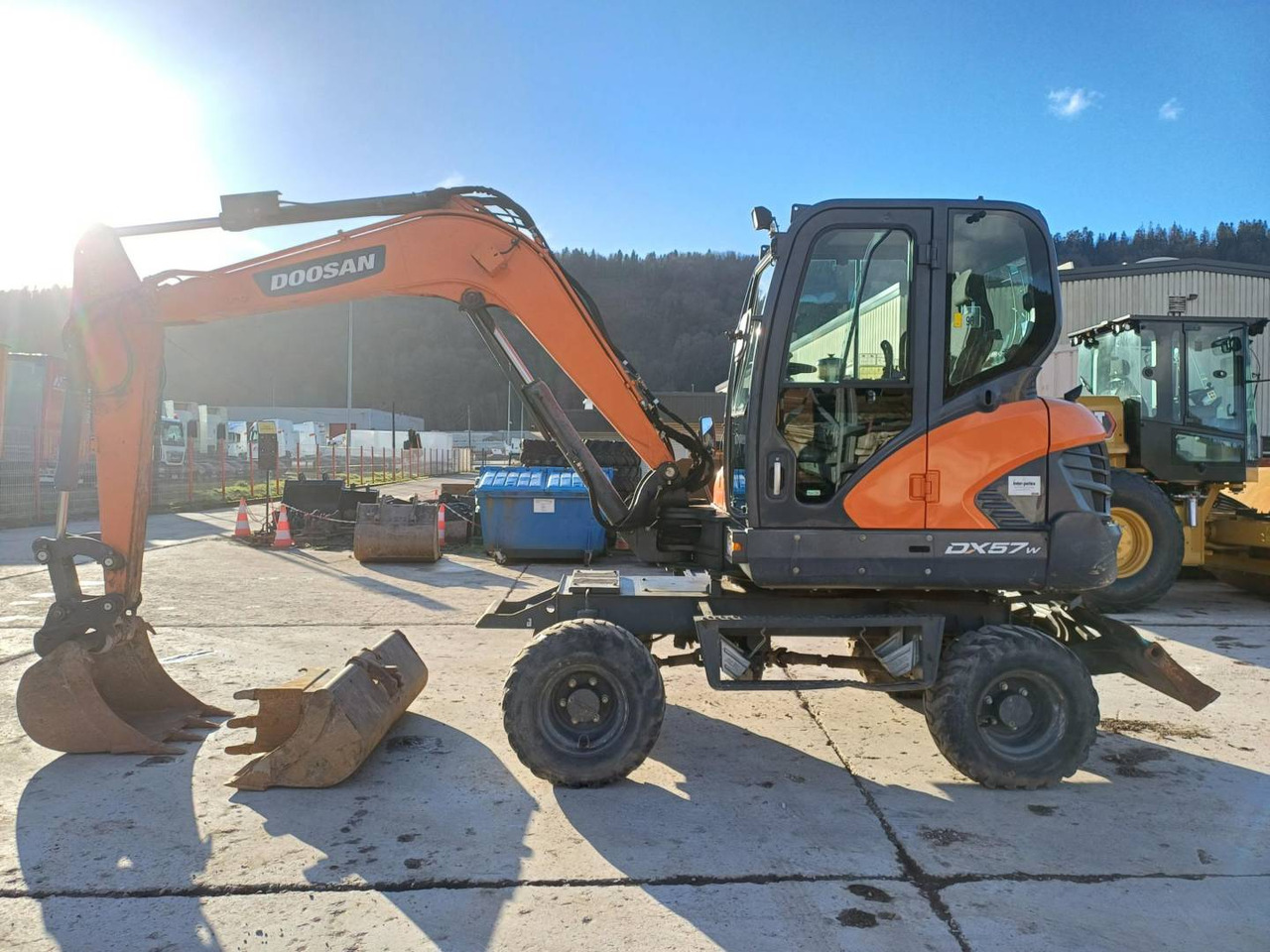 Колёсный экскаватор DOOSAN INFRACORE AMERICA CORP. DX57W-7: фото 9