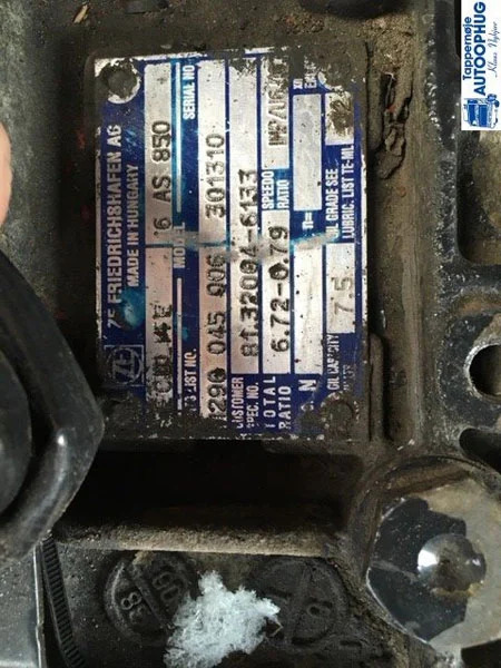 MAN TGL ZF 6 AS 850 / 6 AS 850 ECOLITE - Коробка передач и запчасти для Грузовиков: фото 3 MAN TGL ZF 6 AS 850 / 6 AS 850 ECOLITE - Коробка передач и запчасти для Грузовиков: фото 3