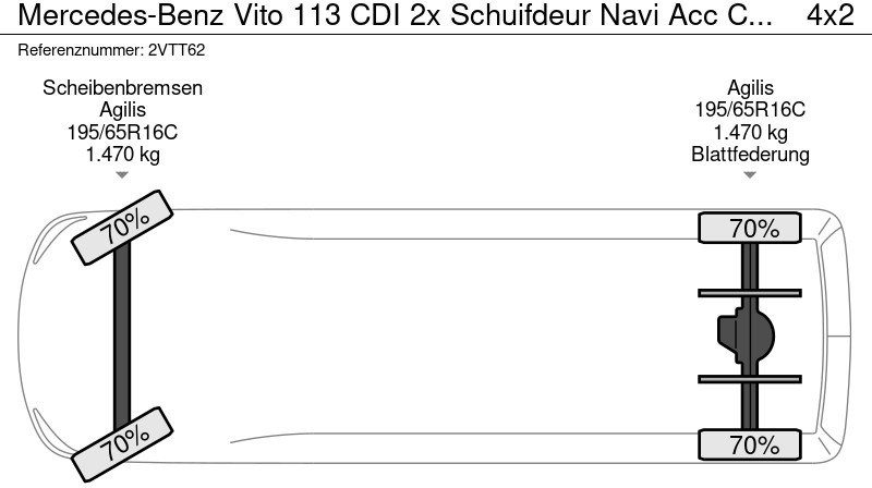 Mercedes-Benz Vito 113 CDI 2x Schuifdeur Navi Acc Cruise 1e Eigenaar Origi NL VERKOCHT! - Легковой фургон: фото 5 Mercedes-Benz Vito 113 CDI 2x Schuifdeur Navi Acc Cruise 1e Eigenaar Origi NL VERKOCHT! - Легковой фургон: фото 5