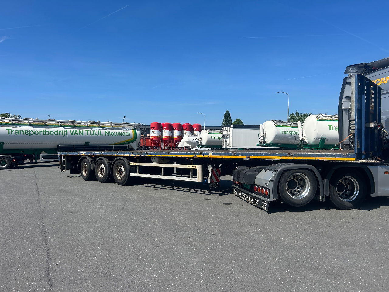 Faymonville SPN-3A 6 mtr expandable - Полуприцеп бортовой/ Платформа: фото 1 Faymonville SPN-3A 6 mtr expandable - Полуприцеп бортовой/ Платформа: фото 1