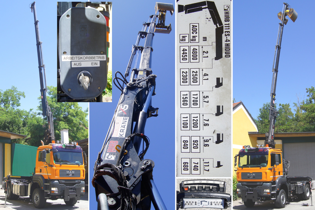 Тросовый мультилифт, Автоманипулятор MAN TGA 18.360 BL 4x4/Euro4/TÜV/HIAB 111/MULTILIFT/Winterdienst: фото 12