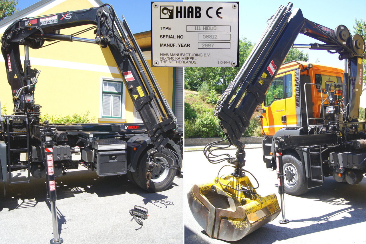 Тросовый мультилифт, Автоманипулятор MAN TGA 18.360 BL 4x4/Euro4/TÜV/HIAB 111/MULTILIFT/Winterdienst: фото 11
