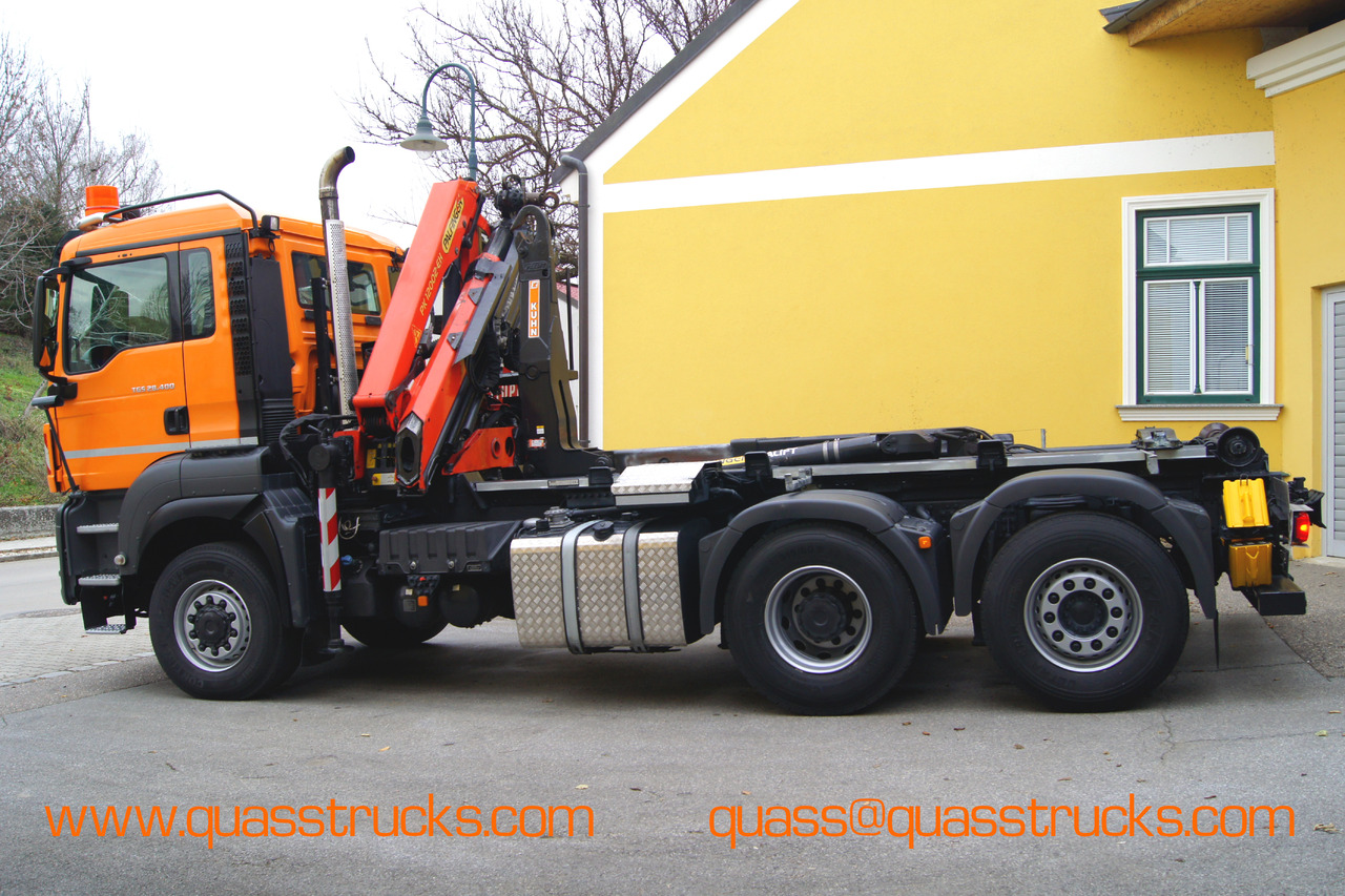 MAN TGS 28.400 BL 6x4-4/PK 12002 D/PALIFT/Winterdienst/Streuer/Pflug - Самосвал, Автоманипулятор: фото 2 MAN TGS 28.400 BL 6x4-4/PK 12002 D/PALIFT/Winterdienst/Streuer/Pflug - Самосвал, Автоманипулятор: фото 2