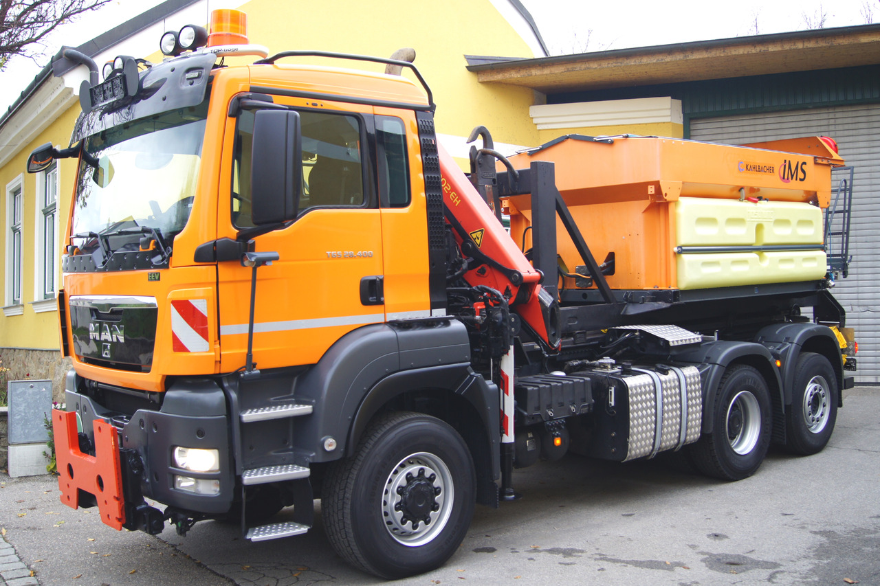 MAN TGS 28.400 BL 6x4-4/TÜV/PK12002/PALIFT/Winterdienst/Salzstreuer/Streuer/Schneepflug - Крюковой мультилифт, Автоманипулятор: фото 3 MAN TGS 28.400 BL 6x4-4/TÜV/PK12002/PALIFT/Winterdienst/Salzstreuer/Streuer/Schneepflug - Крюковой мультилифт, Автоманипулятор: фото 3