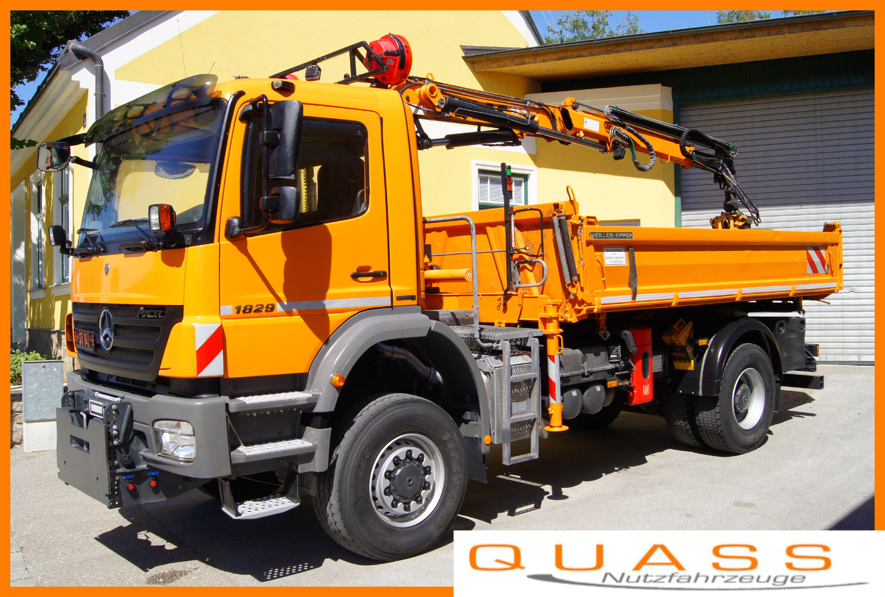 MERCEDES-BENZ AXOR 1829 4x4/EURO 5/ATLAS 65.2/MEILLER/Winterdienst - Снегоуборочная машина: фото 1 MERCEDES-BENZ AXOR 1829 4x4/EURO 5/ATLAS 65.2/MEILLER/Winterdienst - Снегоуборочная машина: фото 1