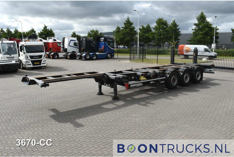 Kögel PORT 40 SIMPLEX 20 | 2x20-30-40ft HC * LIFT AXLE * SAF / DISC * EXTENDABLE REAR * MOT 02-2026 - Полуприцеп-контейнеровоз/ Сменный кузов: фото 5 Kögel PORT 40 SIMPLEX 20 | 2x20-30-40ft HC * LIFT AXLE * SAF / DISC * EXTENDABLE REAR * MOT 02-2026 - Полуприцеп-контейнеровоз/ Сменный кузов: фото 5