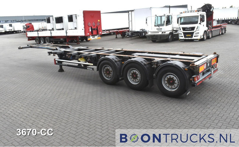 Kögel PORT 40 SIMPLEX 20 | 2x20-30-40ft HC * LIFT AXLE * SAF / DISC * EXTENDABLE REAR * MOT 02-2026 - Полуприцеп-контейнеровоз/ Сменный кузов: фото 3 Kögel PORT 40 SIMPLEX 20 | 2x20-30-40ft HC * LIFT AXLE * SAF / DISC * EXTENDABLE REAR * MOT 02-2026 - Полуприцеп-контейнеровоз/ Сменный кузов: фото 3