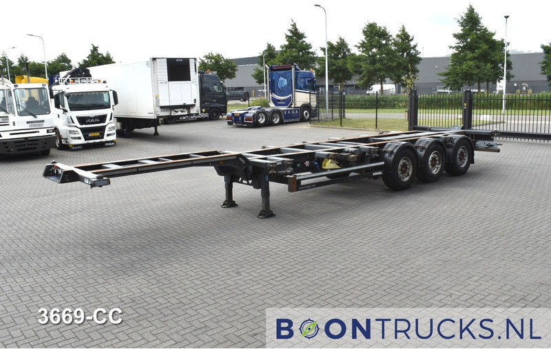 Kögel PORT 40 SIMPLEX 20 2x20-30-40ft HC * LIFT AXLE * SAF / DISC * EXTENDABLE REAR - Полуприцеп-контейнеровоз/ Сменный кузов: фото 5 Kögel PORT 40 SIMPLEX 20 2x20-30-40ft HC * LIFT AXLE * SAF / DISC * EXTENDABLE REAR - Полуприцеп-контейнеровоз/ Сменный кузов: фото 5