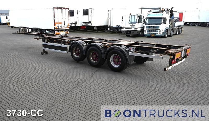Pacton T3-007 2x20-40-45ft HC * LIFT AXLE * BPW * NL TRAILER - Полуприцеп-контейнеровоз/ Сменный кузов: фото 2 Pacton T3-007 2x20-40-45ft HC * LIFT AXLE * BPW * NL TRAILER - Полуприцеп-контейнеровоз/ Сменный кузов: фото 2