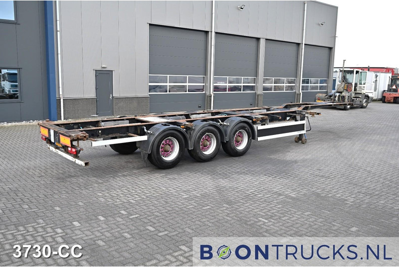 Pacton T3-007 2x20-40-45ft HC * LIFT AXLE * BPW * NL TRAILER - Полуприцеп-контейнеровоз/ Сменный кузов: фото 1 Pacton T3-007 2x20-40-45ft HC * LIFT AXLE * BPW * NL TRAILER - Полуприцеп-контейнеровоз/ Сменный кузов: фото 1
