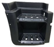 FOOTBOARD W/PROFILE HOLE (BLACK) (PP+GF), R MS160137, 504136556 - Боковая подножка: фото 1 FOOTBOARD W/PROFILE HOLE (BLACK) (PP+GF), R MS160137, 504136556 - Боковая подножка: фото 1