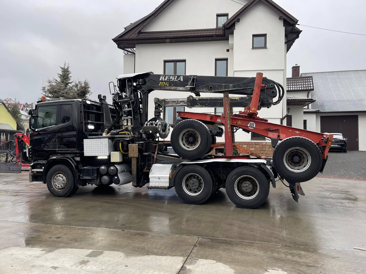 Лесовоз SCANIA R620 V8: фото 14