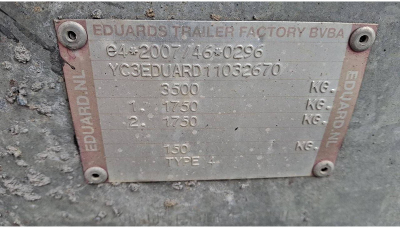 EDUARD TYPE 4 - Прицеп бортовой/ Платформа: фото 2 EDUARD TYPE 4 - Прицеп бортовой/ Платформа: фото 2