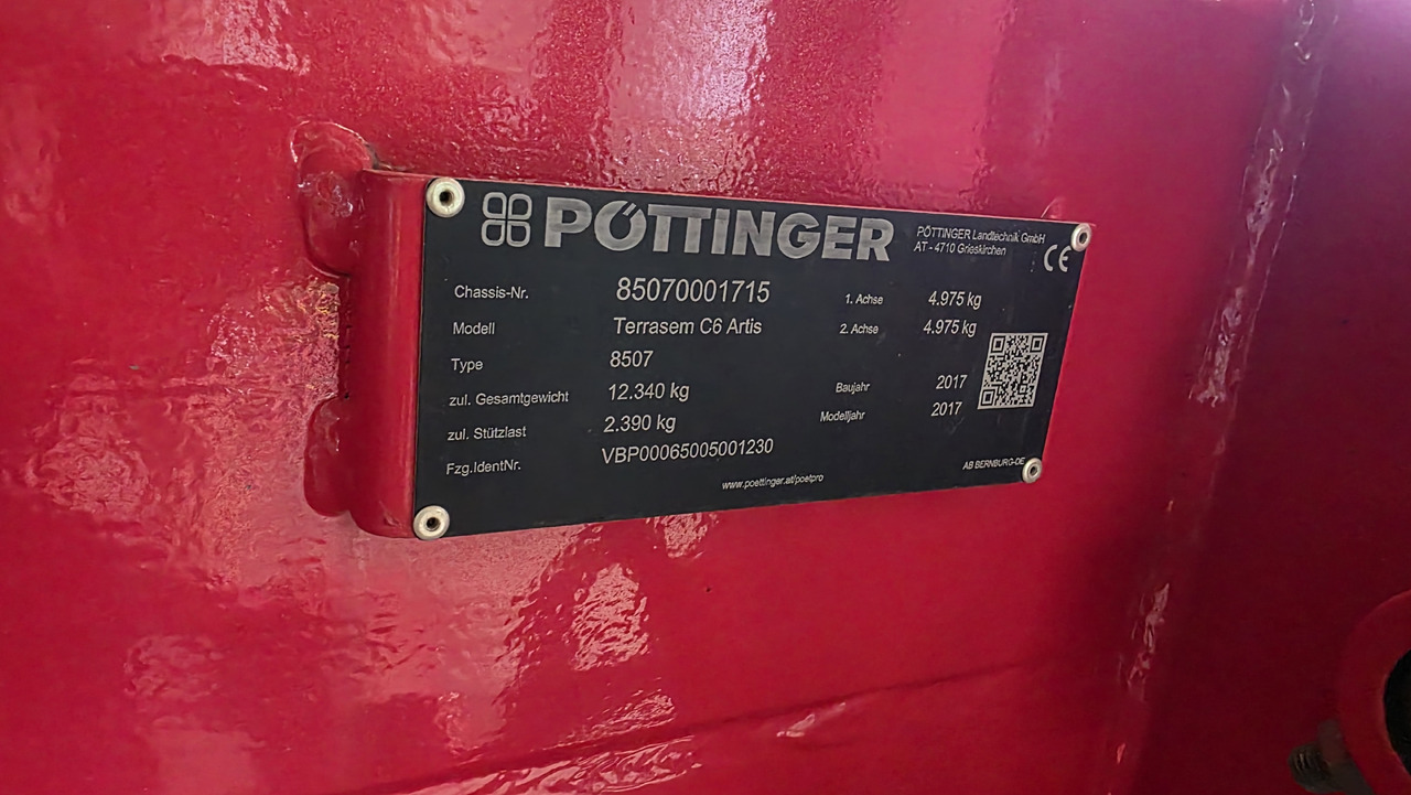 PÖTTINGER Terrasem C6 Artis - Сеялка: фото 4 PÖTTINGER Terrasem C6 Artis - Сеялка: фото 4