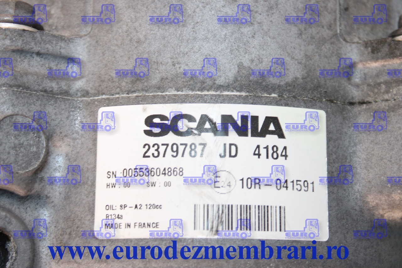COMPRESOR CLIMA STATIONARE SCANIA 2379787 - Компрессор кондиционера для Грузовиков: фото 2 COMPRESOR CLIMA STATIONARE SCANIA 2379787 - Компрессор кондиционера для Грузовиков: фото 2