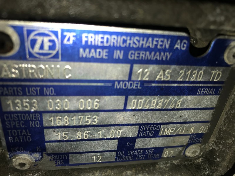 CUTIE DE VITEZE ZF 12 AS 2130 TD R=15,86-1,00 - Коробка передач для Грузовиков: фото 3 CUTIE DE VITEZE ZF 12 AS 2130 TD R=15,86-1,00 - Коробка передач для Грузовиков: фото 3