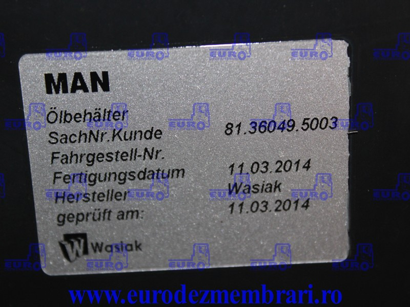 REZERVOR ULEI HIDRAULIC MAN TGS HYDRODRIVE 81.36049.5003, 81.36049.5000 - Бак для гидравлической жидкости для Грузовиков: фото 3 REZERVOR ULEI HIDRAULIC MAN TGS HYDRODRIVE 81.36049.5003, 81.36049.5000 - Бак для гидравлической жидкости для Грузовиков: фото 3