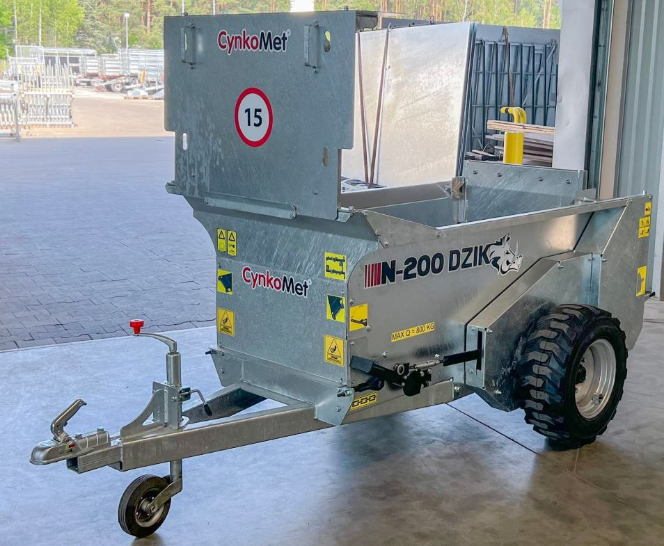 Cynkomet Rozrzutnik obornika 800 kg / Miststreuer Mini / SPREADER N-200 - Навозоразбрасыватель: фото 5 Cynkomet Rozrzutnik obornika 800 kg / Miststreuer Mini / SPREADER N-200 - Навозоразбрасыватель: фото 5