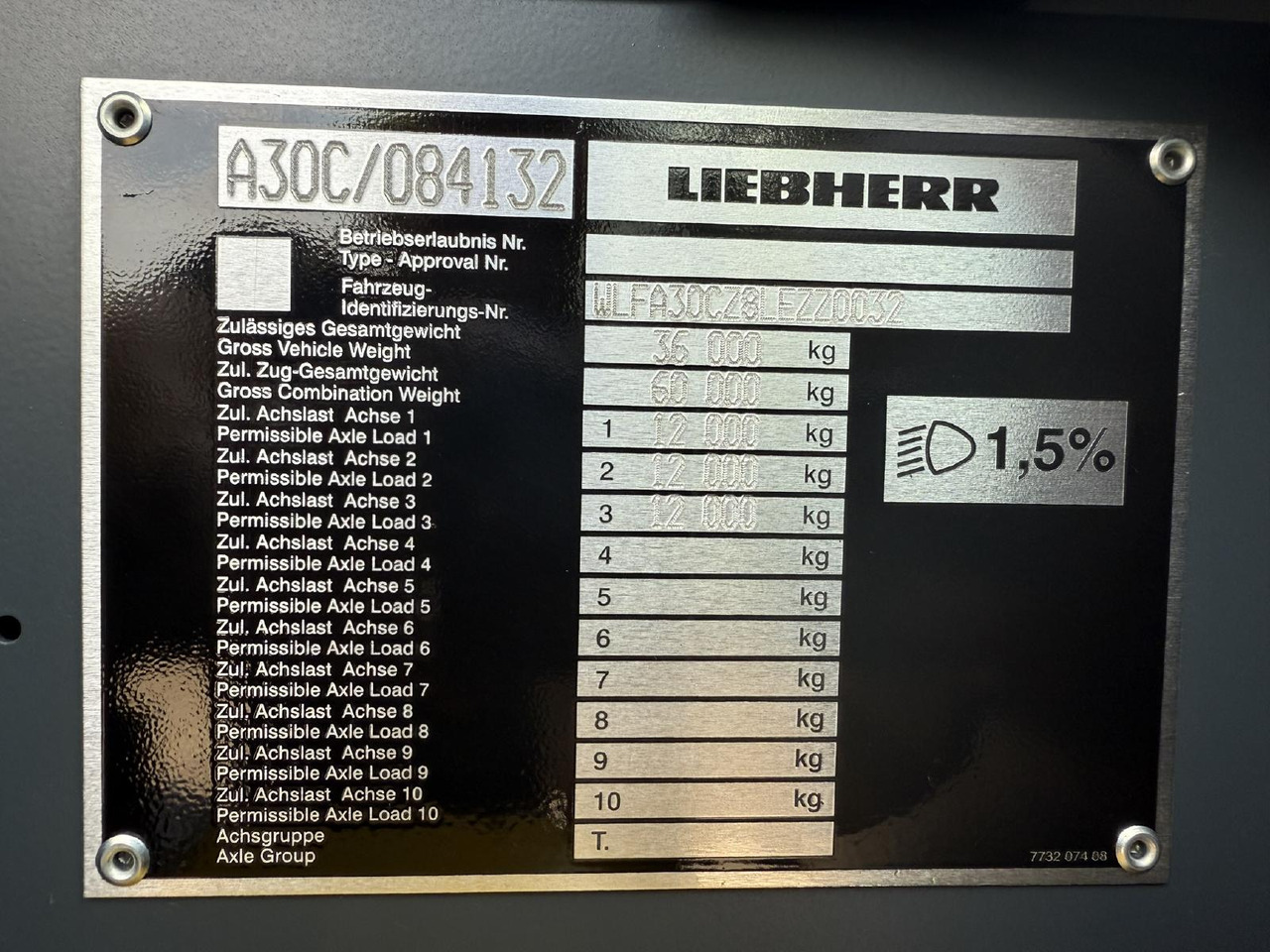 Liebherr LTM 1050-3.1 (20 - 084 132) в лизинг Liebherr LTM 1050-3.1 (20 - 084 132): фото 26