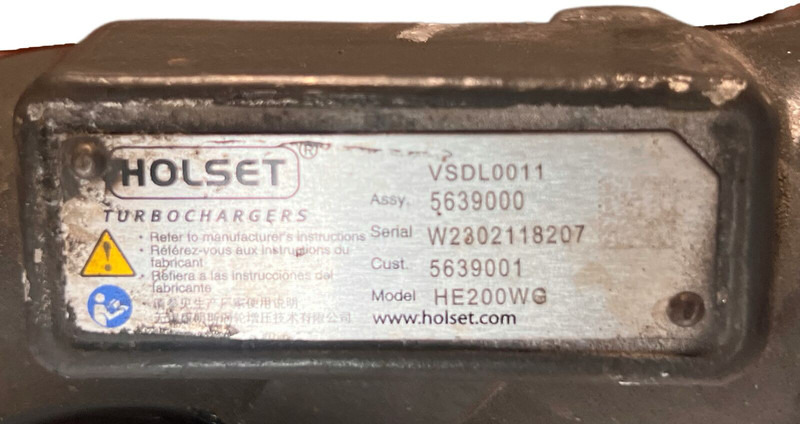 DAF Holset HE200WG - Турбина: фото 3 DAF Holset HE200WG - Турбина: фото 3