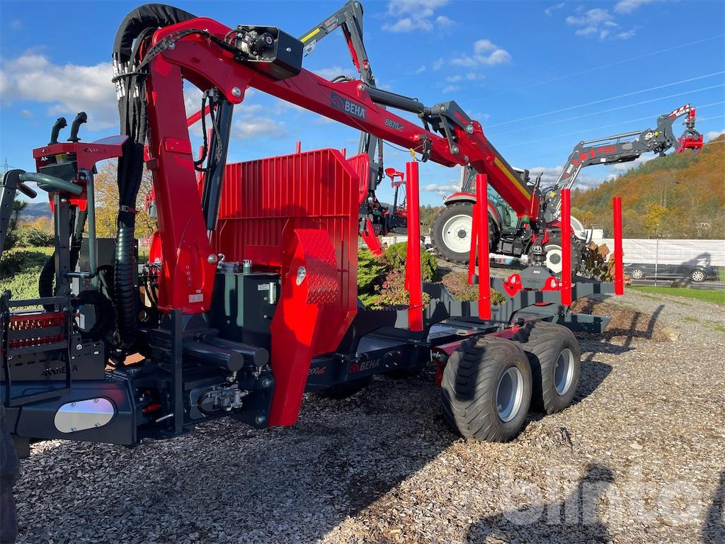 BEHA V1200 mit Kran 8870 (2025) - Лесной прицеп: фото 1 BEHA V1200 mit Kran 8870 (2025) - Лесной прицеп: фото 1