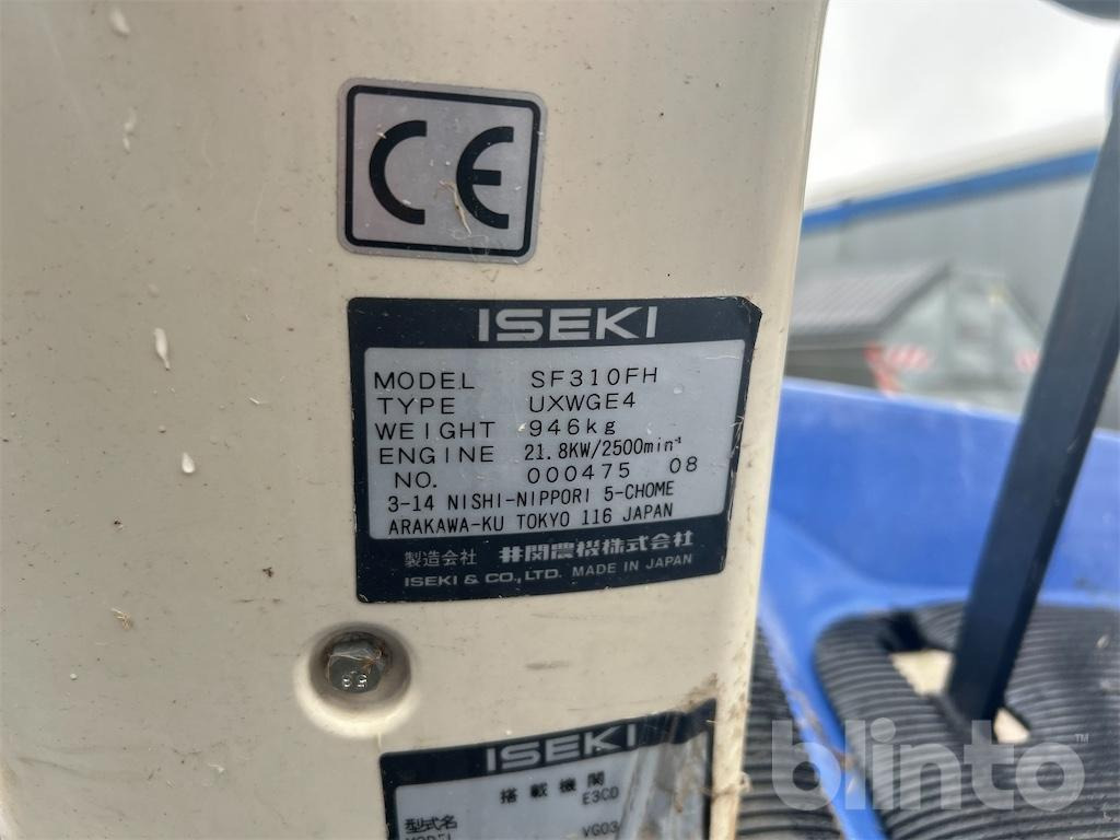 ISEKI SF310FH - Газонокосилка: фото 5 ISEKI SF310FH - Газонокосилка: фото 5