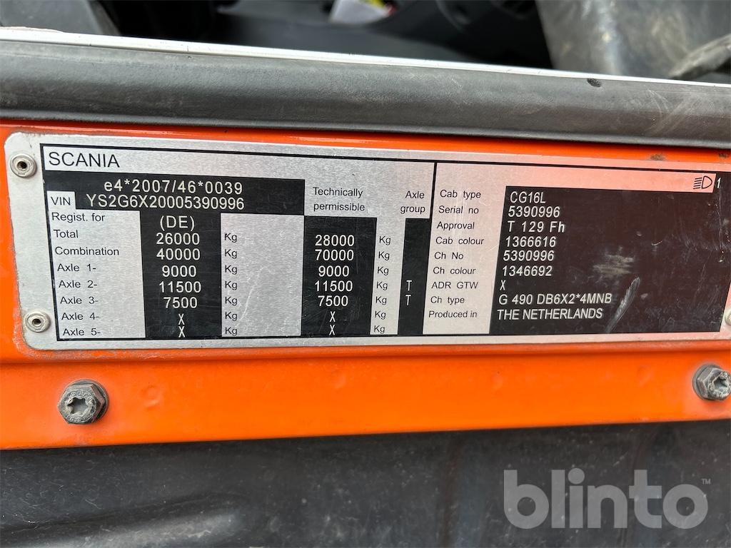 Scania G 490 mit Kobit K10 (2016) - Подметально-уборочная машина: фото 5 Scania G 490 mit Kobit K10 (2016) - Подметально-уборочная машина: фото 5