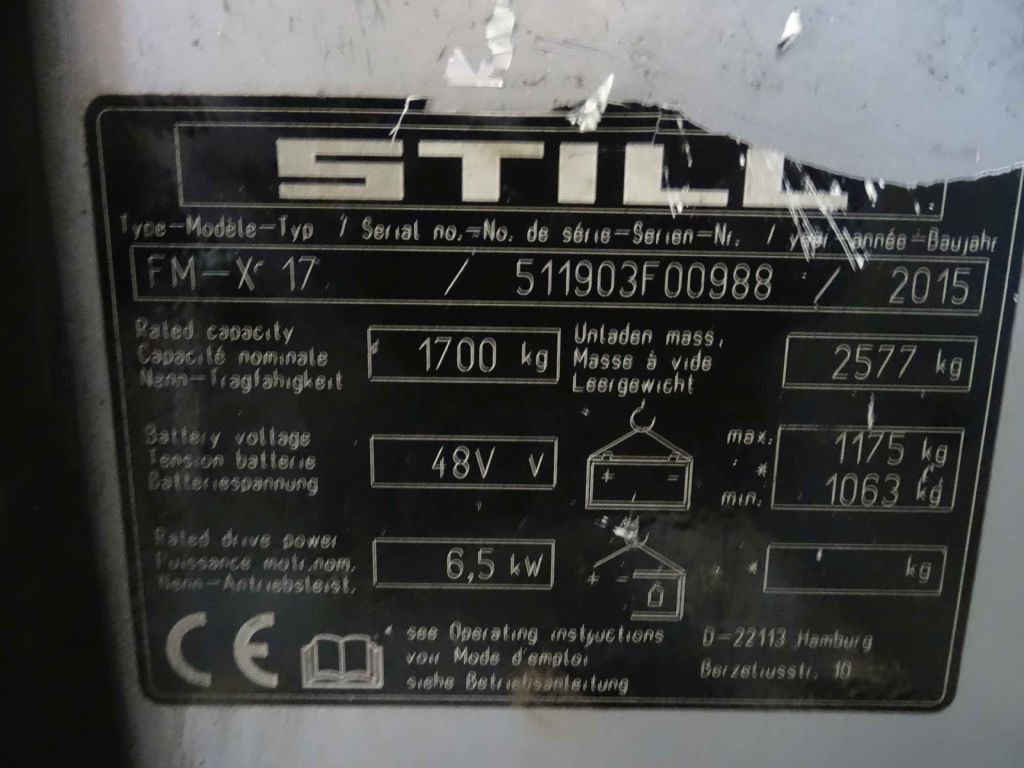 Still FM-X17 - Ричтрак: фото 5 Still FM-X17 - Ричтрак: фото 5