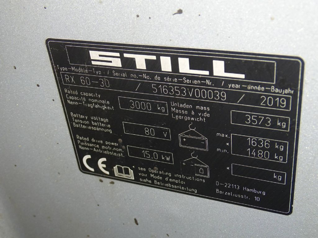 Still RX60-30 - Электропогрузчик: фото 5 Still RX60-30 - Электропогрузчик: фото 5