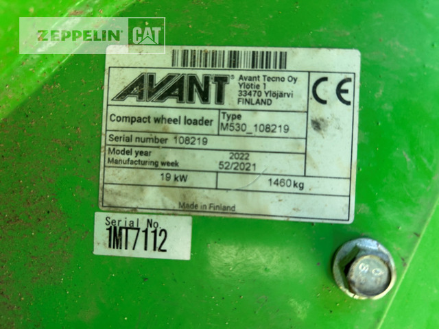 Avant Tecno 530 - Колёсный погрузчик: фото 5 Avant Tecno 530 - Колёсный погрузчик: фото 5