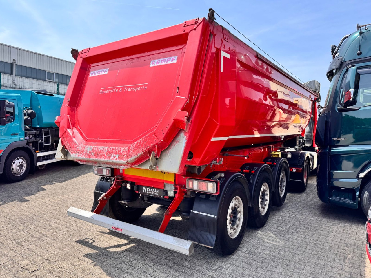 Kempf SKM 35/3 Alu Mulde ca.28m³ el. Verdeck 5.020Kg - Самосвальный полуприцеп: фото 3 Kempf SKM 35/3 Alu Mulde ca.28m³ el. Verdeck 5.020Kg - Самосвальный полуприцеп: фото 3