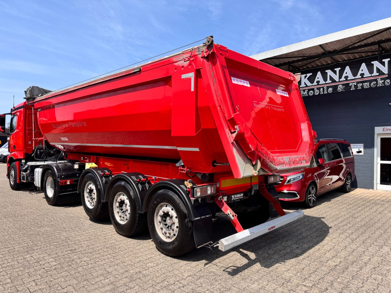 Kempf SKM 35/3 Alu Mulde ca.28m³ el. Verdeck 5.020Kg - Самосвальный полуприцеп: фото 2 Kempf SKM 35/3 Alu Mulde ca.28m³ el. Verdeck 5.020Kg - Самосвальный полуприцеп: фото 2