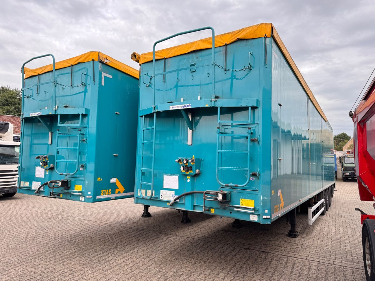 Stas S 300 ZX Walkingfloor  Schubboden 2 x Vorhanden - Полуприцеп с подвижным полом: фото 3 Stas S 300 ZX Walkingfloor  Schubboden 2 x Vorhanden - Полуприцеп с подвижным полом: фото 3